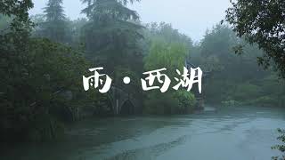 西湖的雨