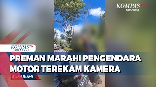 Aksi Preman Marahi Pengendara Motor Terekam Kamera