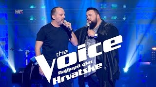 Mentori Tony \u0026 Jacques: “Tugo moja” - The Voice of Croatia - Season 2 - Knockout1