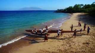 Maiden voyage of the Mo'olei - Hawai'i Outrigger Canoe