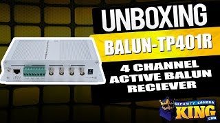 Unboxing - Balun-TP401R - 4 Channel ACTIVE Balun Receiver