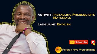 Installing Prerequisite Materials in English