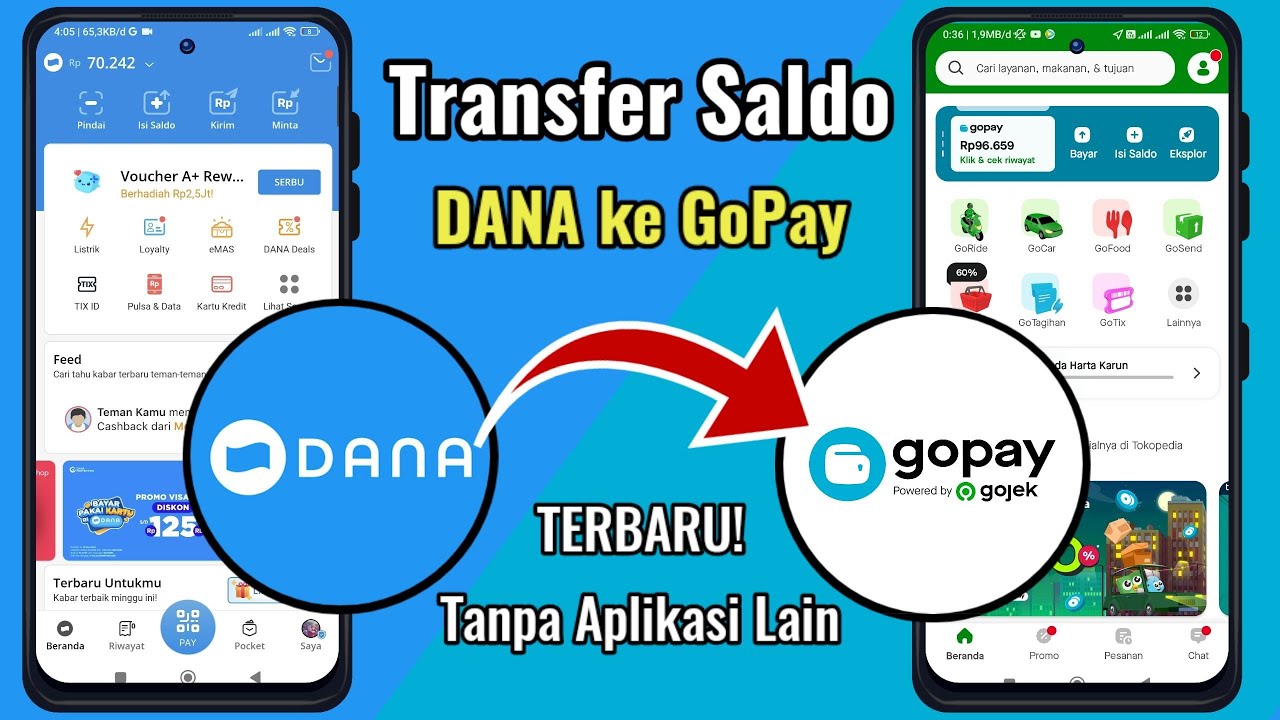 Cara Transfer Saldo DANA Ke GoPay Terbaru | Kirim Saldo Dari DANA Ke ...