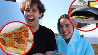 SURPRISING HIM WITH A PIZZA OVEN FOR THEIR HOUSE!!