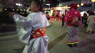 河内音頭 近鉄八尾駅前噴水広場 カウントダウンライブ 2018-12-31