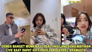 Heboh Fuji Salting Matikan Live Usai Dapat Gift Paus Dari Verrel Bramasta, Netizen Cie Fix Ibu Dewan