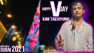 BTS V (Kim Taehyung)’s Birthday Production in Burj Khalifa Dubai | 2021 https://youtu.be/avgd-gDQRAY