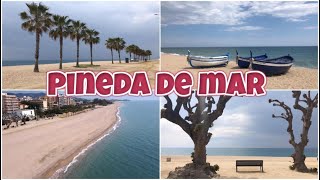 PINEDA DE MAR 🇪🇸 SPAIN - Town \u0026 Beach | Costa Maresme