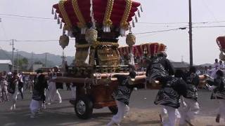 平成２２年度南あわじ市上田八幡神社春祭り　寺内２　淡路だんじり