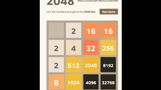 2048 AI - 32768 Tile Achieved, Score 630304