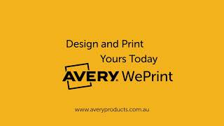 Avery WePrint | For all things labels