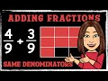 Adding Fractions (Same Denominators) | Maths with Mrs B.