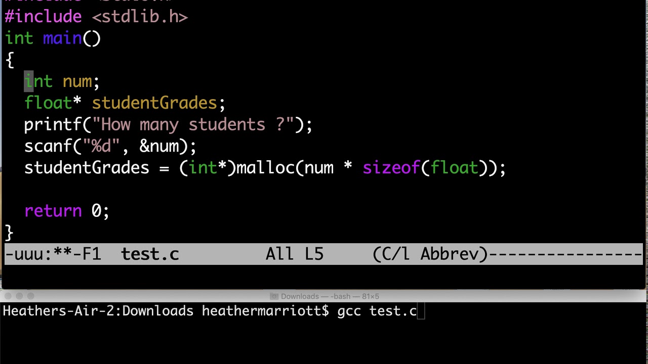Dynamic Memory Allocation Using Malloc Malloc In C Dynamic