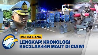 Kronologi Lengkap Kec3lak44n Maut di Gerbang Tol Ciawi - [Metro Siang]