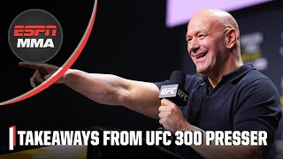 Dana White bumps up the bonuses to 300K 💰 How will it impact UFC 300? | ESPN MMA
