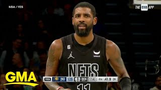 Brooklyn Nets star Kyrie Irving issues statement after tweet about antisemitic film l GMA