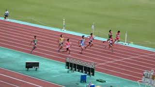 中学1年男子100m　予選6組　令和4年度　埼玉県新人体育大会兼県民総合スポーツ大会中学校陸上競技の部