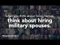 hire military spouses