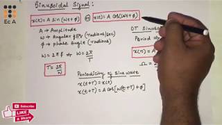 #90 SINUSOIDAL Signal | Elementary signal || EC Academy