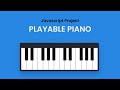 Playable Piano | HTML, CSS, Javascript Project