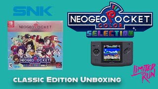 NeoGeo Pocket Color Selection Vol 1 Classic Edition Unboxing