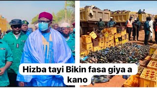 Yadda Daurawa yayi bikin fasa giya da kuma kamo yara masu yawo a Titi a kano. #abis_fulani #hausa