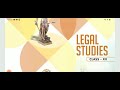 Class 12th Legal Studies Chapter 1 Judiciary ( Part 1 )