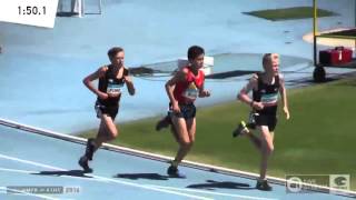 Mens U14 1500m - FINALS - Australian Junior Athletics Championships