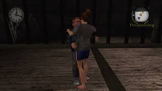 Bully, kissing Mandy without her cheerleader uniform during chapter 4 mission Paparazzi.