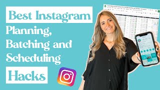 PLAN, BATCH, SCHEDULE and AUTOMATE your Instagram content so you win time and show up consistently!