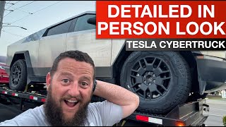 Tesla Cybertruck Up Close and Personal - Detailed In Person Look