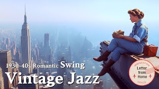 Vintage Swing Jazz Vibes : Lunch atop a Skyscraper | Relaxing Nostalgic brass Music of Big Band