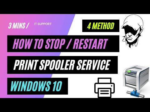 How to Stop / Restart Print Spooler Service in Windows 10