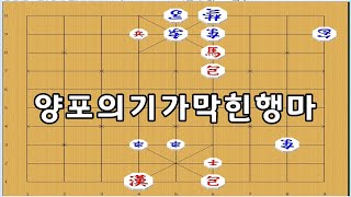 양포의 절묘한 행마로 상대차가 개고생 합니다 - 장기 묘수