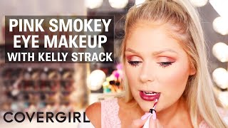 Pink Smokey Eye Makeup Look with Kelly Strack | COVERGIRL