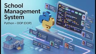 ๐ซ School Management System Using Python || intermediate level projects || Learn python tutorial.