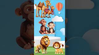 सभी को अपने पापा मिल गये #animal #kids #baby #cartoon #animation #shorts #vfx #cartoonvideo #kid