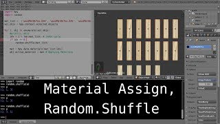 Blender Python Script Study - Material Assign