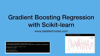 Gradient Boosting Regression with Scikit-learn