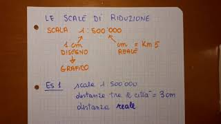 Le scale di riduzione - classe 2°