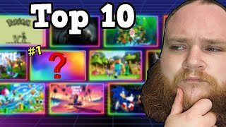 My Top 10 Favorite Video Games