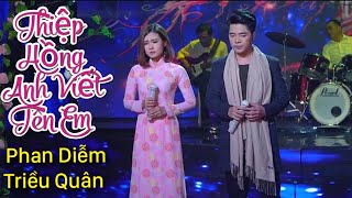 Thiệp Hồng Anh Viết Tên Em - Phan Diễm & Triều Quân || Trữ Tình Bolero Hay Của Phan Diễm