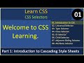 CSS Selectors | Part 1 - Introduction to CSS | CSS Tutorials #01