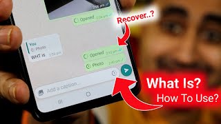 What Is View Once Feature On WhatsApp | Recover View Once Photo In WhatsApp..?| EFA