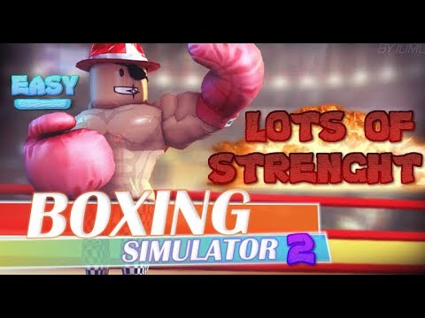 How To Get Tons Of Strength Roblox Boxing Simulator 2 - roblox boxing simulator 2 auto clicker hack youtube