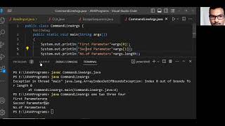 Command line Arguments, Escape Sequence Characters
