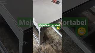 meja dapur portable bisa di geser\