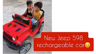 New Jeep 598 Rechargeable Car