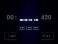 stop watch html and CSS JavaScript | animated stop watch | animated timer