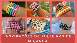 IMPERDÍVEL Inspirações de PULSEIRAS de MIÇANGA | ideias, sugestões Pinterest de acessórios